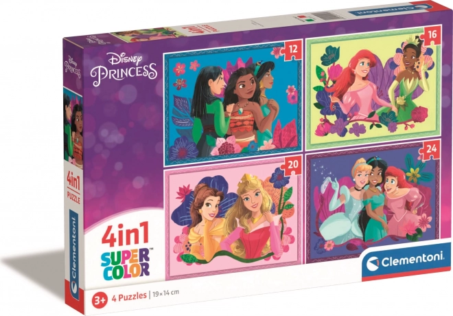 Clementoni puzzle Princesses Disney 4-en-1