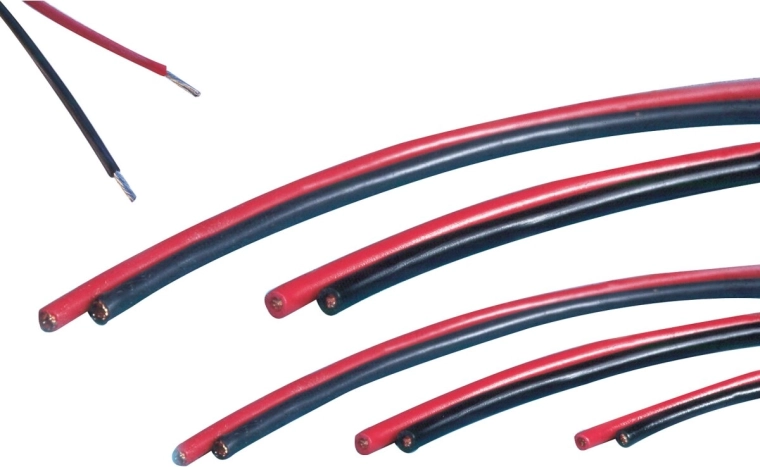 Câble en silicone JAMARA 0,75 mm², 100 m, rouge