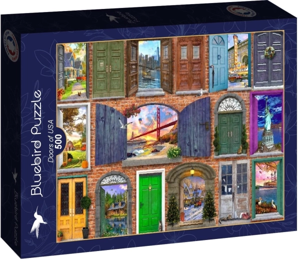 Puzzle Bluebird Porte vers l’Amérique 500 pièces