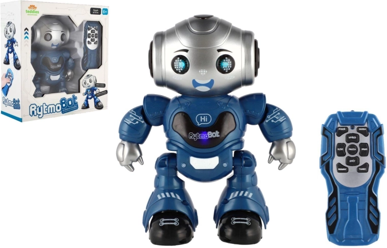 Robot RytmoBot avec commande infrarouge, lumière et son 20 cm