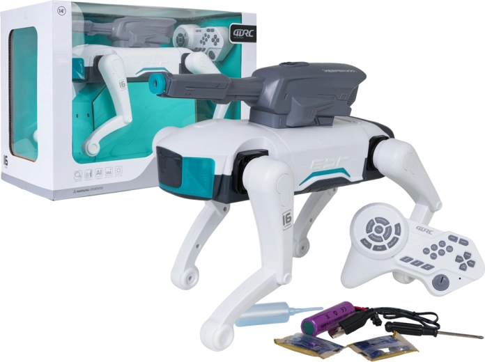 Chien robot télécommandé KEEPER 300 avec blaster à gel