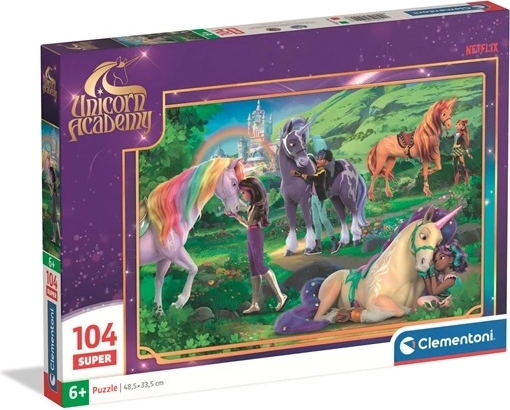 Puzzle Clementoni 104 pièces Unicorn Academy