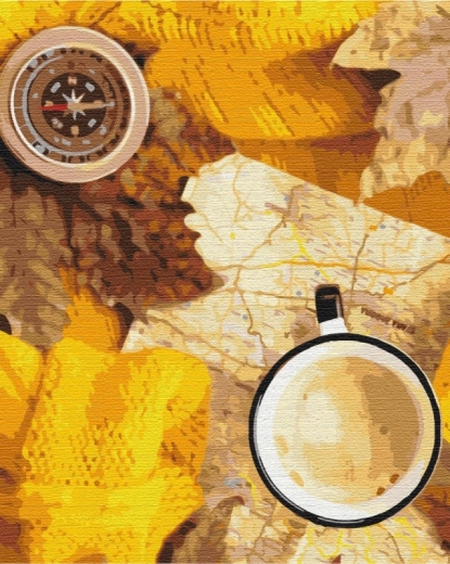Tableau Peins-le ! Composition du voyageur d’automne