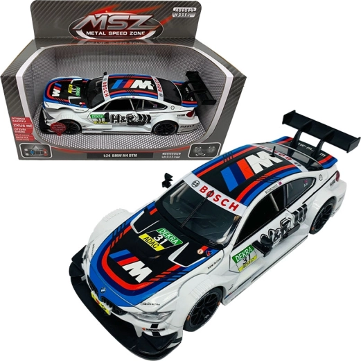 Modèle métallique BMW M4 1:24 avec lumières et sons