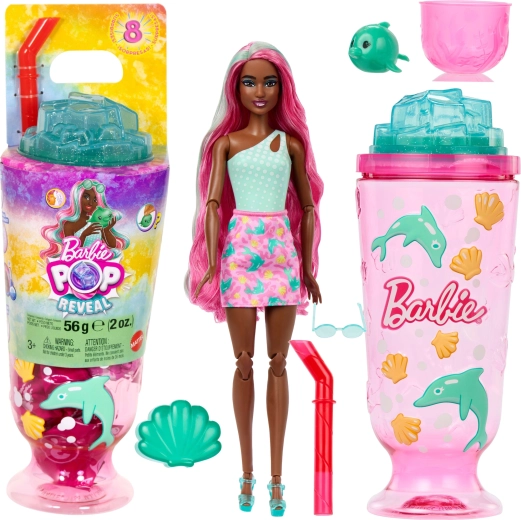 Barbie Pop Reveal Monde sous-marin – poupée avec 8 surprises