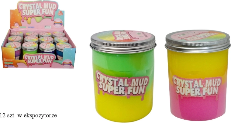 Slime coloré dans un gobelet en plastique avec couvercle