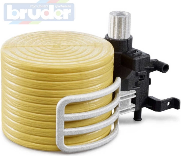 Pinces à balles Bruder avec balle de paille pour chargeurs frontaux 1:16
