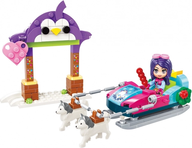 Qman Cherry traîneau à chiens d’Alaska kit de construction