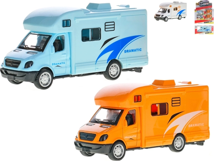 Caravane en métal 11 cm à rétrofriction