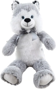 Husky en peluche 55 cm