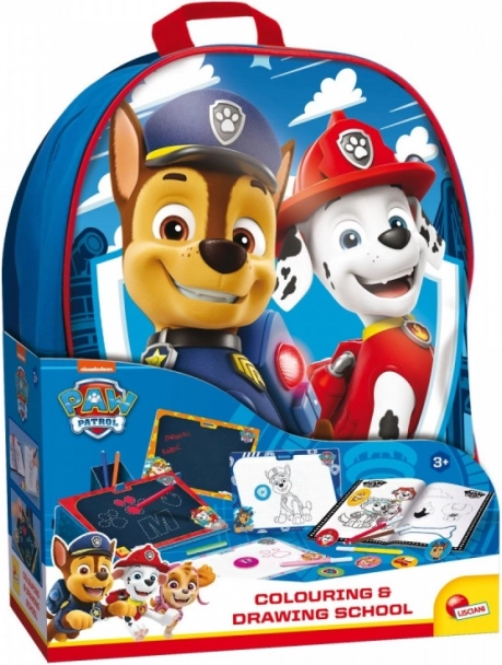 École de dessin avec sac à dos Paw Patrol