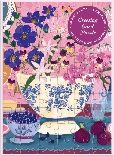 Puzzle vœux Galison « L’art de la table » – 60 pièces