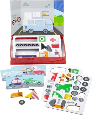 Bigjigs Toys puzzle magnétique mécanicien