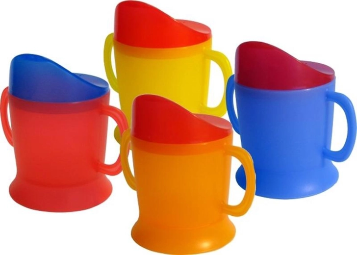 Tasse bébé avec bec 230 ml, assortiment de couleurs