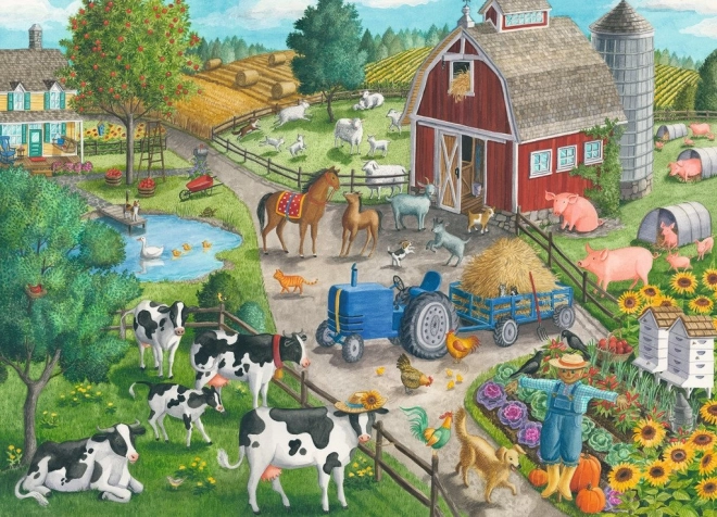 Puzzle À la maison à la ferme 60 pièces RAVENSBURGER