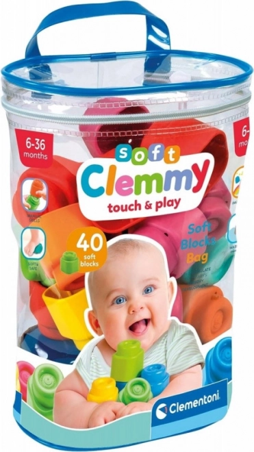 Blocs souples Clemmy Set 40 pcs dans un sac