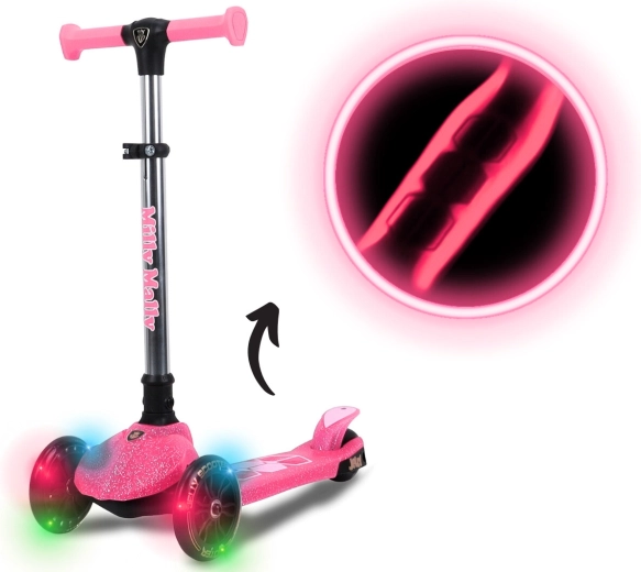 Milly Mally trottinette enfant à trois roues Jelly rose