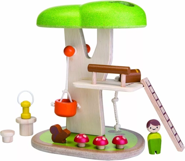 PlanToys maison dans les arbres en bois Tree house