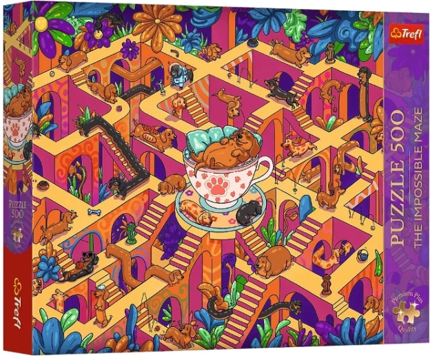 Puzzle Premium Plus 500 Le labyrinthe impossible : Jamniki joyeux