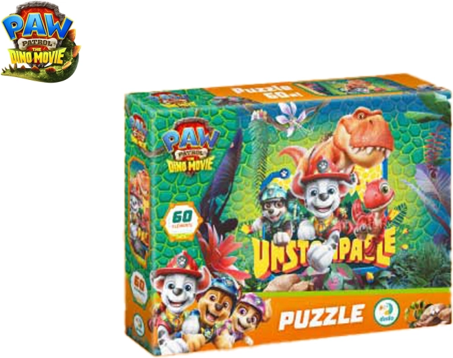 Puzzle Pat' Patrouille : Le Film Dino, 60 pièces, 32 × 23 cm