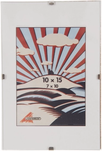 Cadre clip en verre 10 × 15 cm