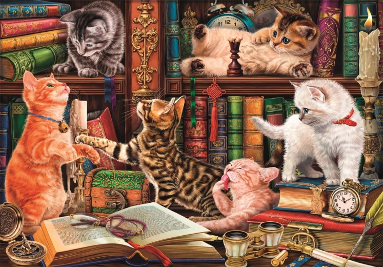 Clementoni puzzle Moustaches curieuses 1000 pièces