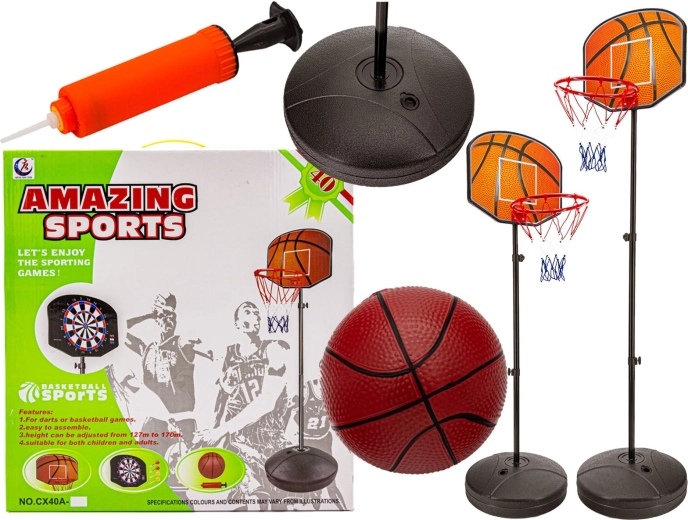 Set de basket-ball pour enfants avec panier et ballon