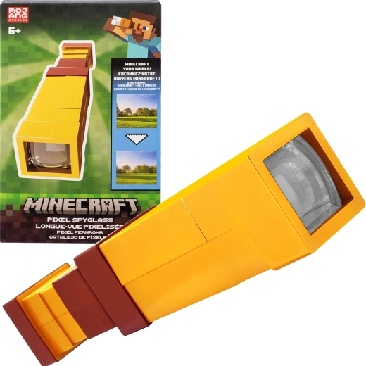 Jouet longue-vue pixelisée d’espion Minecraft par Mattel
