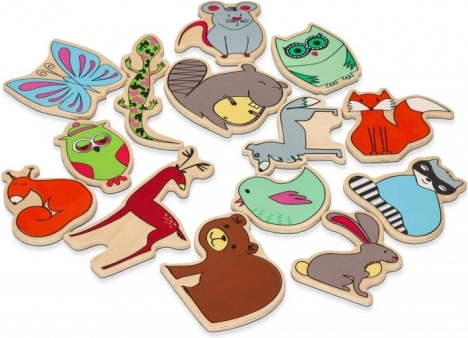 Magnets animaux de la forêt