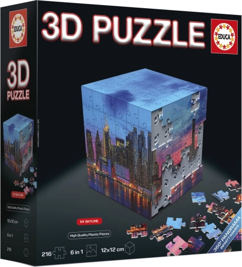 Educa puzzle 3D cube New York 216 pièces