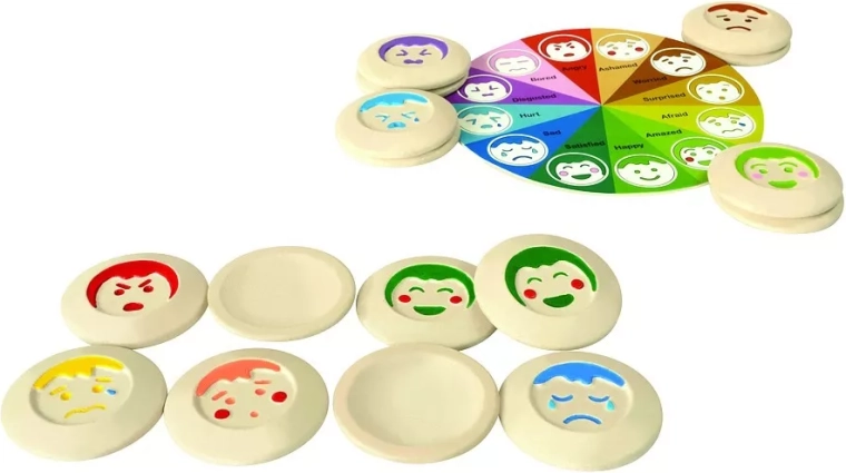PlanToys mémo en bois des humeurs