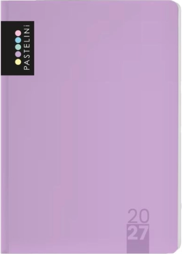Agenda A5 quotidien 2027 Pastelini violet