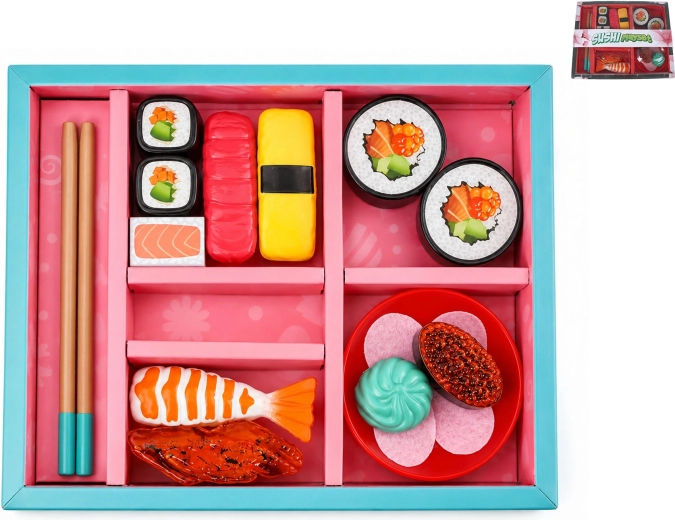 Set de jeu Sushi Kawaii, 19 pièces