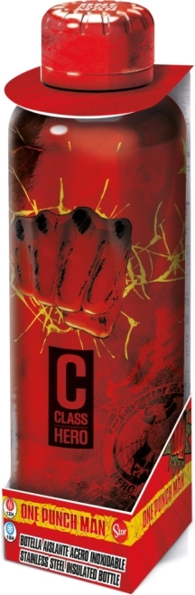 Bouteille en acier inoxydable avec motif One Punch Man