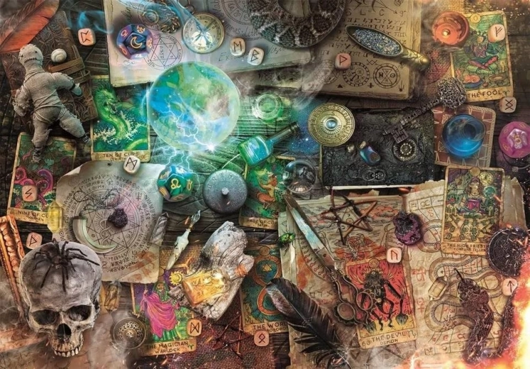 Puzzle CLEMENTONI Maleficium – artefacts occultes 1000 pièces