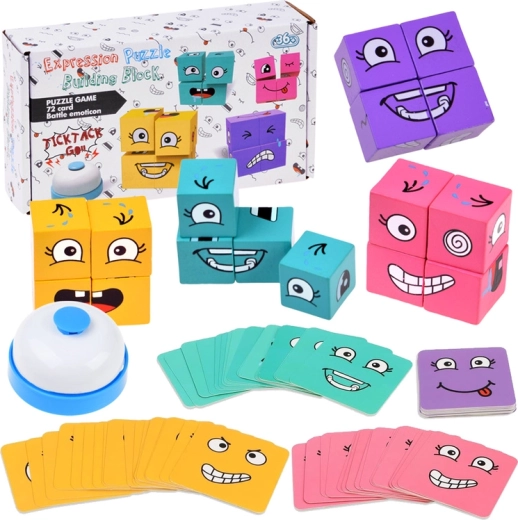 Expression Puzzle – jeu d’observation : assembler des visages et des émotions contre la montre
