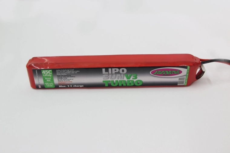 Accumulateur LiPo LipoSun V3 Turbo 4000 mAh 37 V 45C/80C
