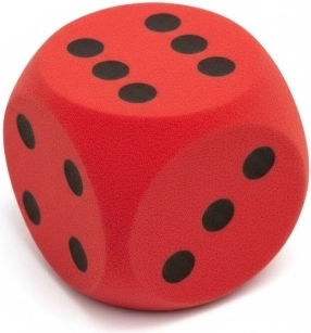 Dé en mousse 15 × 15 × 15 cm