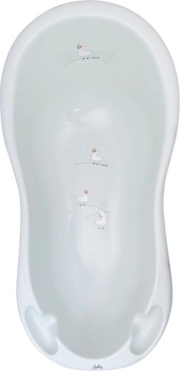 Baignoire pour bébé 84 cm Minimal Lama – vert sauge