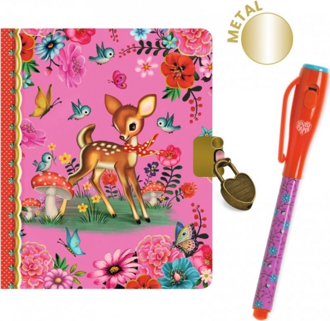 journal intime secret avec stylo magique fiona