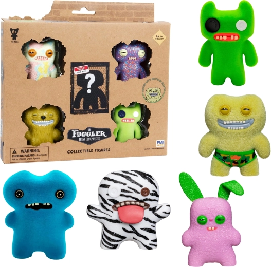 ensemble FUGGLER de 5 figurines de collection aléatoires