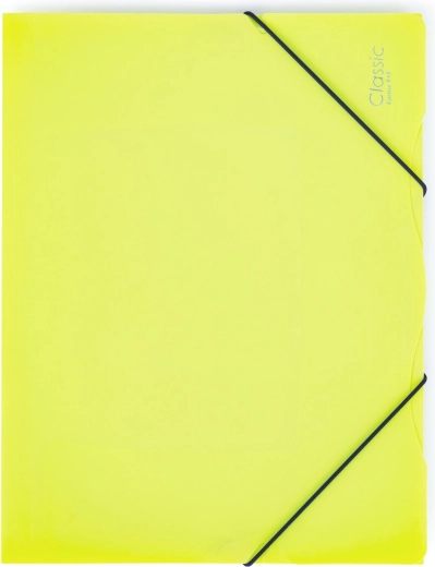 Chemise à élastique A4, opaque, vert citron