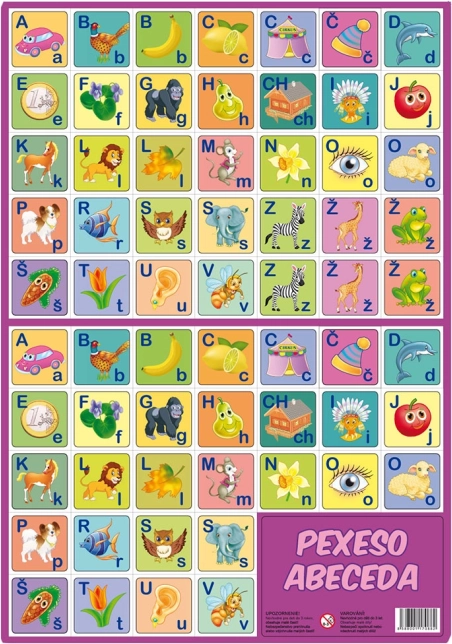 Mémo alphabet – jeu de mémoire pour enfants