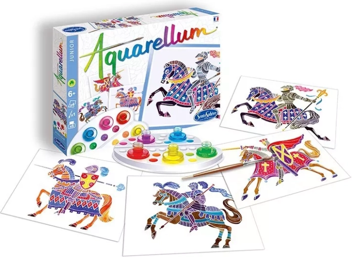 Sentosphere set créatif à l’aquarelle junior – Chevaliers
