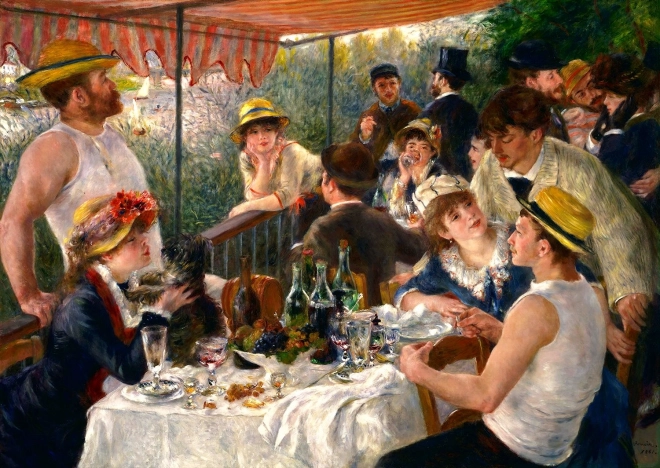 Puzzle Auguste Renoir: Le Déjeuner des Canotiers 1000 pièces