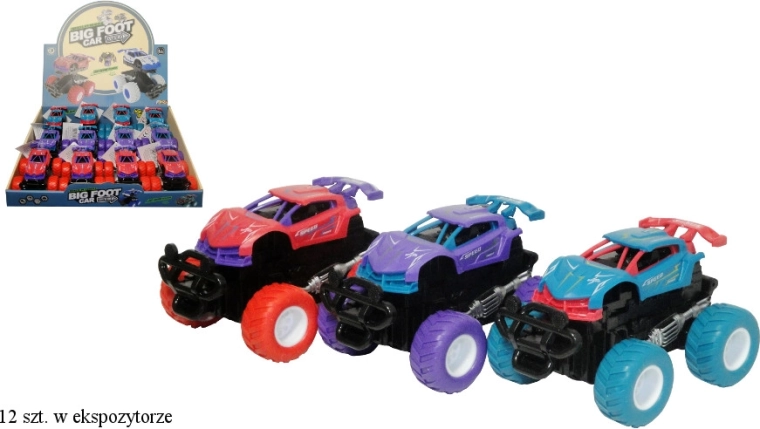 Voiture tout-terrain à propulsion par friction se transformant en robot - 1 pièce