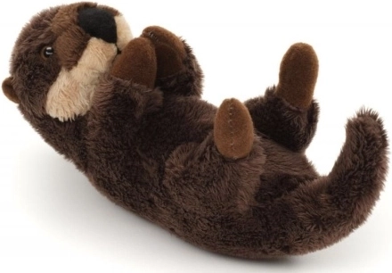 Loutre en peluche éco 17 cm