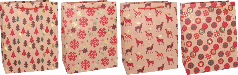 Sac cadeau de Noël S - 1 pièce