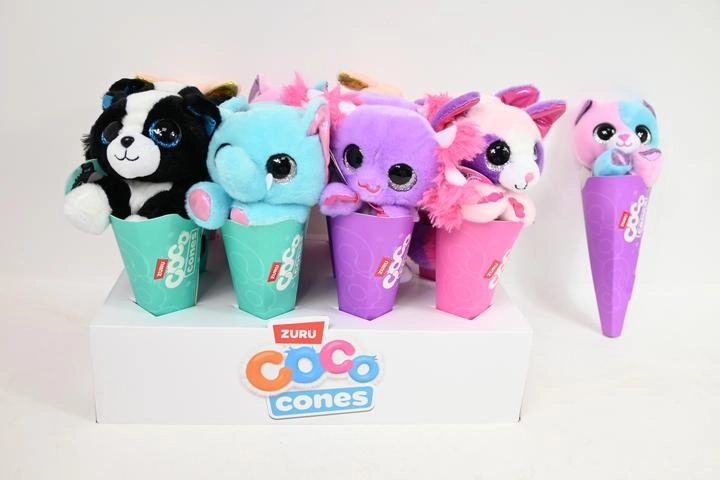 ZURU Coco Cones peluche animal dans un cornet