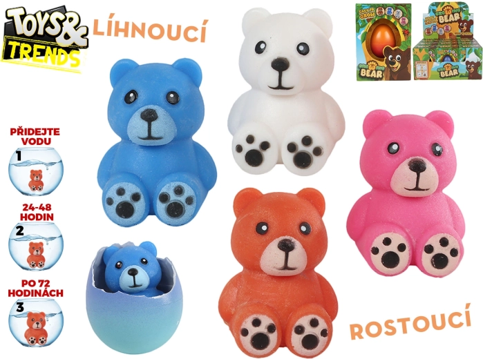 Ourson à éclore et à grandir dans l’eau TOYS&TRENDS